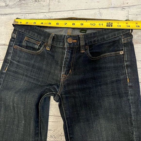 J.CREW STRETCH TOOTHPICK DISTRESSED WOMEN’S JEANS‎ SIZE 25 - Picture 7 of 13